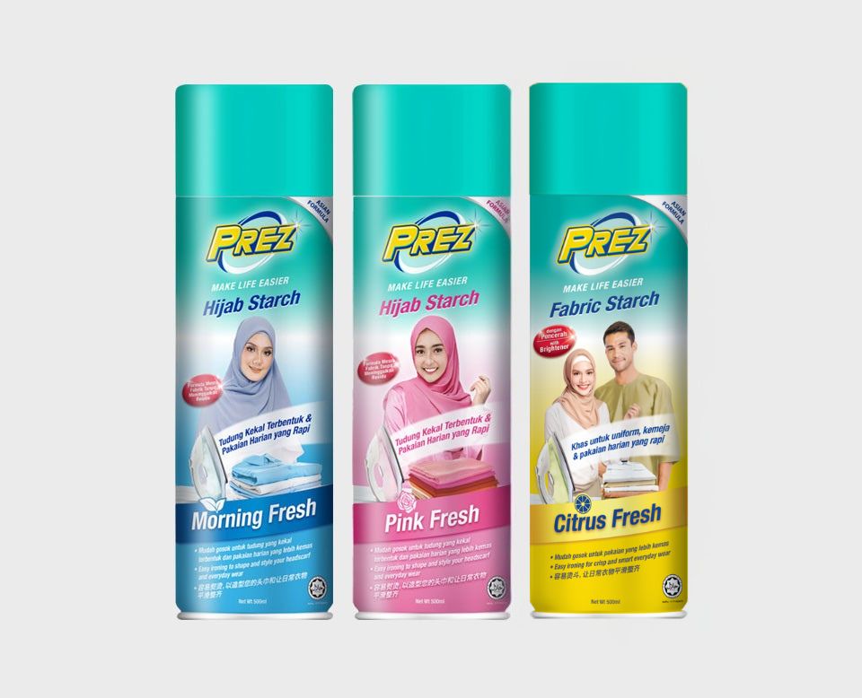 prez hijab starch series bm
