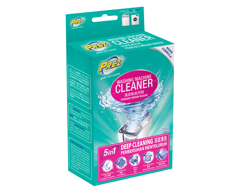 prez household washing-machine cleaner new pack